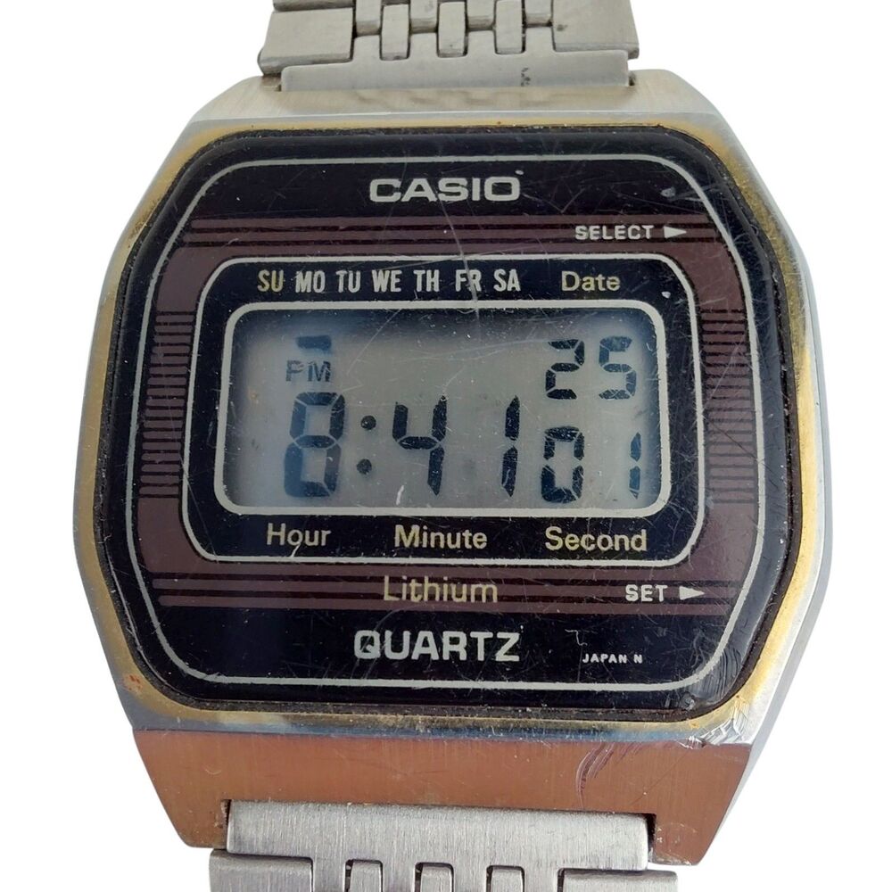 Casio B815 Quartz Digital Watch Module 155 Made In Japan 1980’s Working